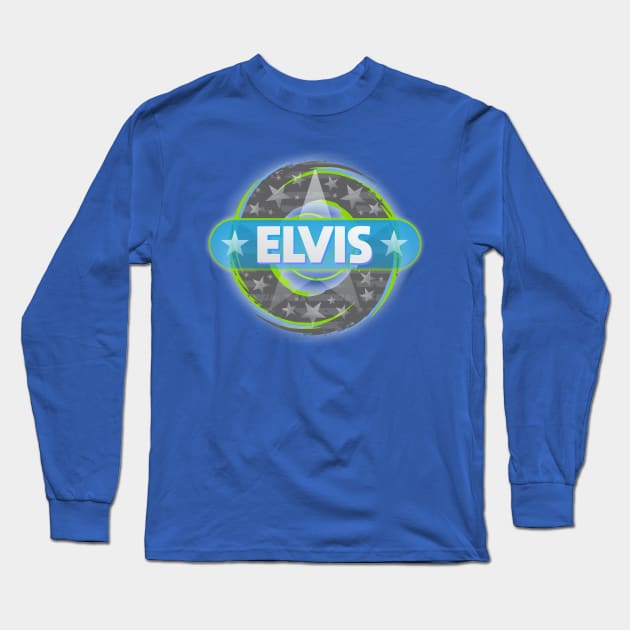 Elvis Presley Long Sleeve T-Shirt by Dale Preston Design